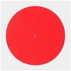 Rega Turntable Mat, червоний — загальний вигляд