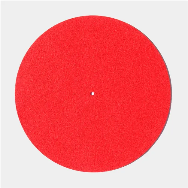 Rega Turntable Mat, червоний — загальний вигляд