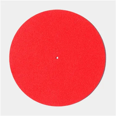 Rega Turntable Mat, червоний — загальний вигляд