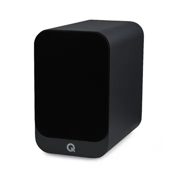 Q Acoustics 3030i, графітовий — вигляд із захисною решіткою