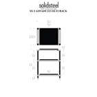 Solidsteel S5-3, чорний — креслення з розмірами