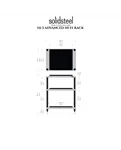 Solidsteel S5-3, чорний — креслення з розмірами