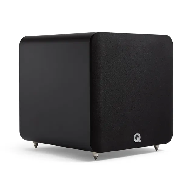 Q Acoustics Q SUB100, сатиновий чорний — вигляд під кутом