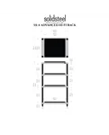 Solidsteel S5-4, чорний — креслення з розмірами