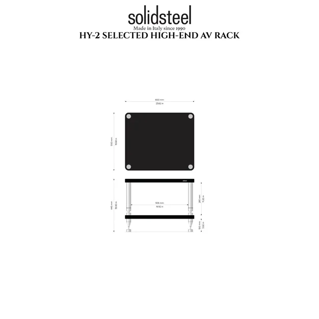 Solidsteel HY-2 — креслення з розмірами