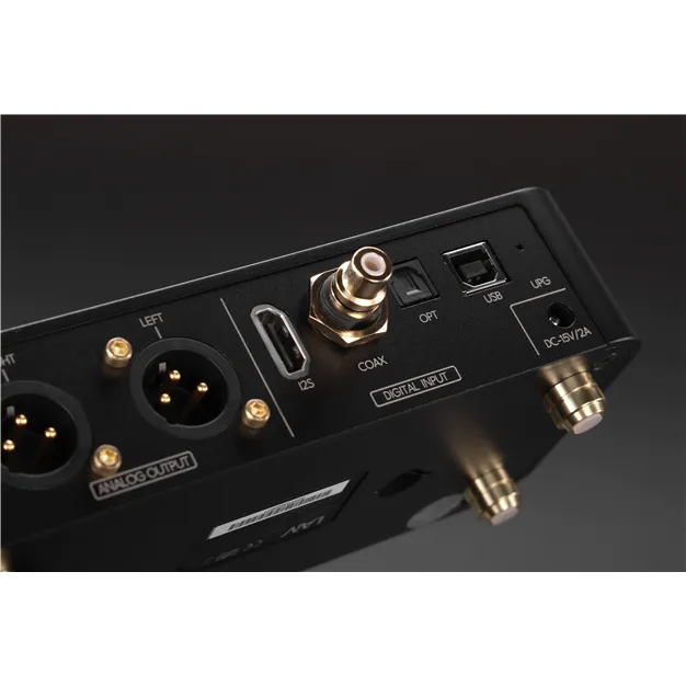 LAiV Harmony µDAC, чорний — роз’єми підключення