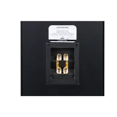 Davis Acoustics Dhavani MK2, чорний ясен — роз’єми підключення