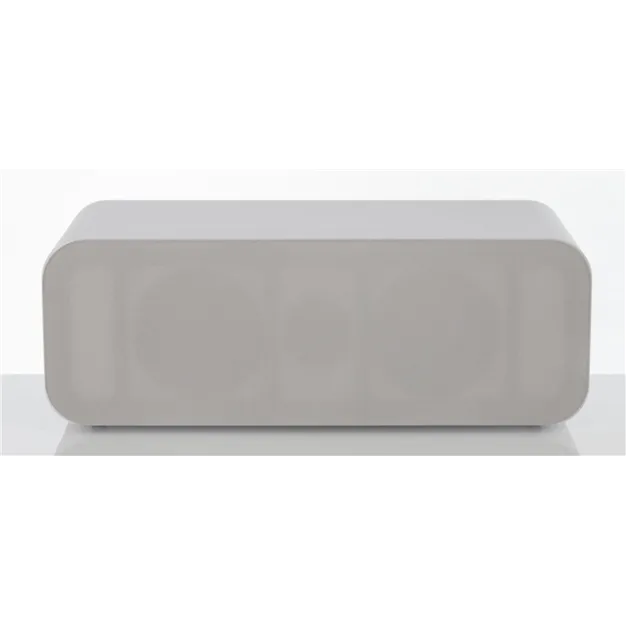 Q Acoustics 3090Ci, Arctic White — вигляд із захисною решіткою