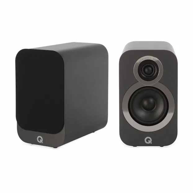 Q Acoustics 3010i, графітовий — загальний вигляд пари