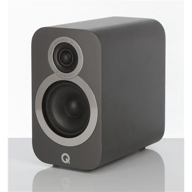 Q Acoustics 3010i, графітовий — вигляд під кутом