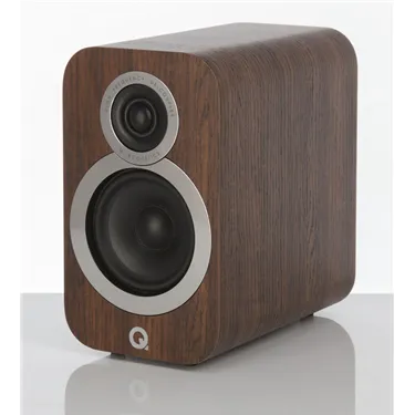 Q Acoustics 3010i, English Walnut — вигляд під кутом