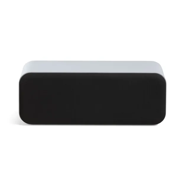 Q Acoustics 3090c, сатиновий білий — вигляд із захисною решіткою