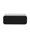 Q Acoustics 3090c, сатиновий білий — вигляд із захисною решіткою