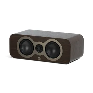 Q Acoustics 3090c, Claro Walnut — вигляд без захисної решітки