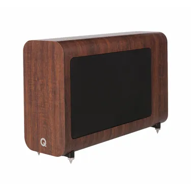 Q Acoustics 3060S, English Walnut — вигляд під кутом