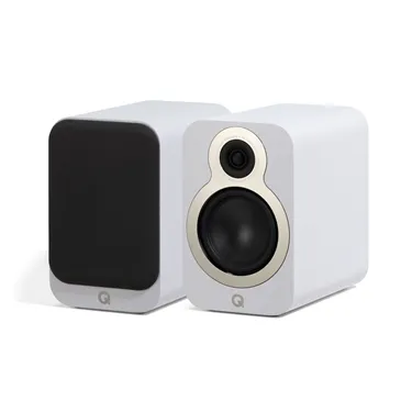 Q Acoustics 3020c, сатиновий білий — загальний вигляд пари