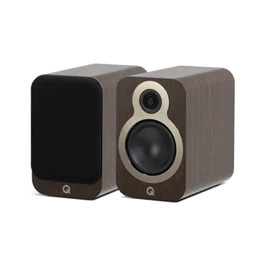 Q Acoustics 3020c, Claro Walnut — загальний вигляд пари