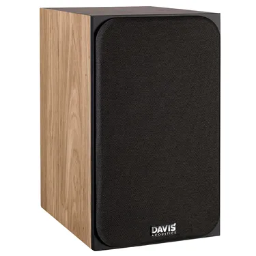 Davis Acoustics Ariane 2, світлий дуб — вигляд із захисною решіткою