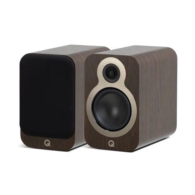 Q Acoustics 3030c, Claro Walnut — загальний вигляд пари