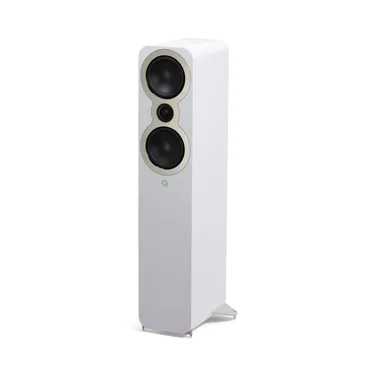 Q Acoustics 3050c, сатиновий білий — вигляд без захисної решітки