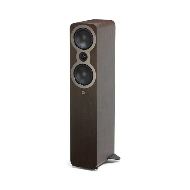 Q Acoustics 3050c, Claro Walnut — вигляд без захисної решітки