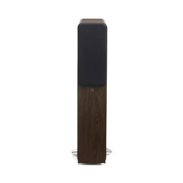 Q Acoustics 3050c, Claro Walnut — вигляд із захисною решіткою