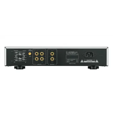 Luxman E-250, сріблястий — задня панель