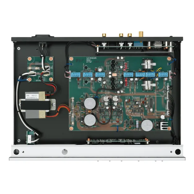 Luxman E-250, сріблястий — внутрішня конструкція