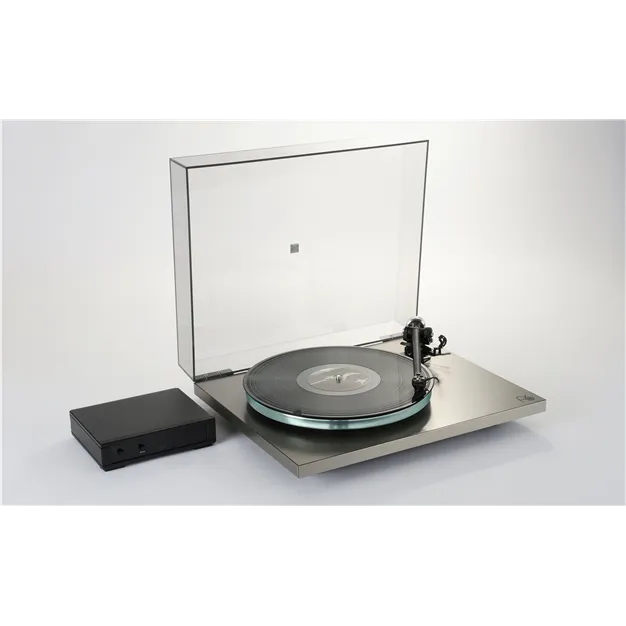 Rega Planar 6 RS Edition Nd9, шліфований алюміній — вигляд під кутом