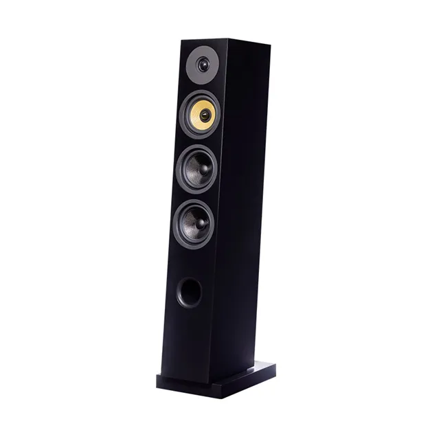 Davis Acoustics Courbet N°5, чорний матовий — вигляд без захисної решітки