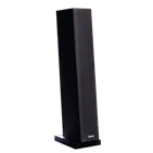Davis Acoustics Courbet N°5, чорний матовий — вигляд із захисною решіткою