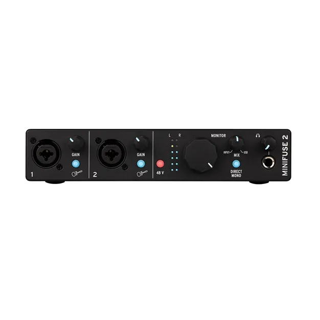 Arturia MiniFuse 2 Black — вигляд спереду