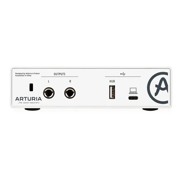 Arturia MiniFuse 1 White — вигляд ззаду