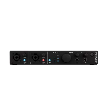 Arturia MiniFuse 4 Black — вигляд спереду