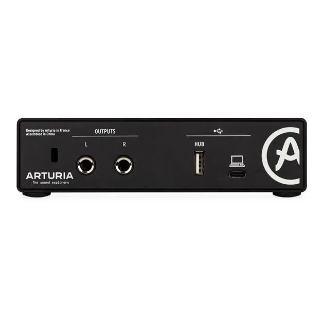 Arturia MiniFuse 1 Black — вигляд ззаду