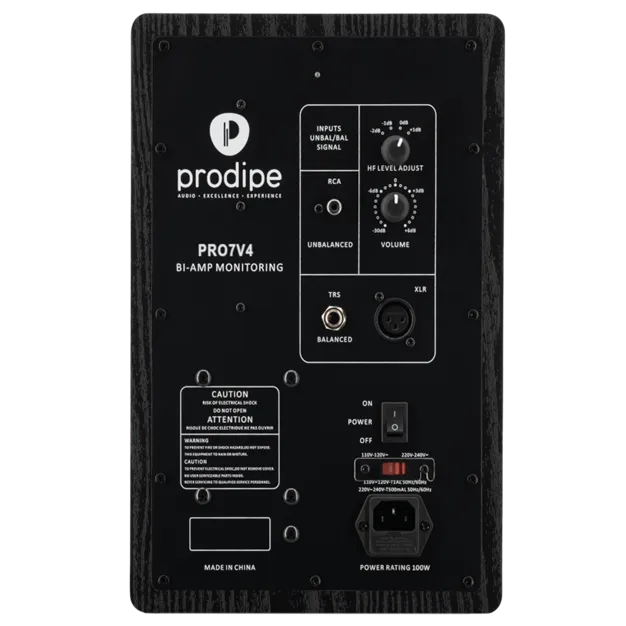 Prodipe Pro 7 V4 Black Wood — вигляд ззаду