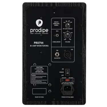 Prodipe Pro 7 V4 Black Wood — вигляд ззаду
