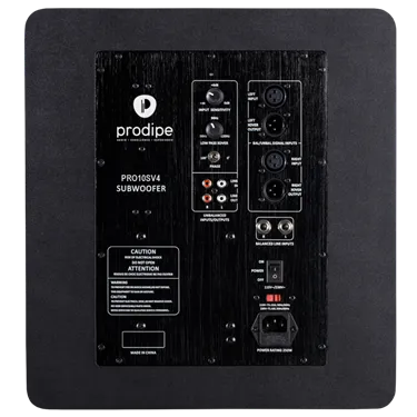 Prodipe Pro 10S V4 Black Wood — вигляд ззаду