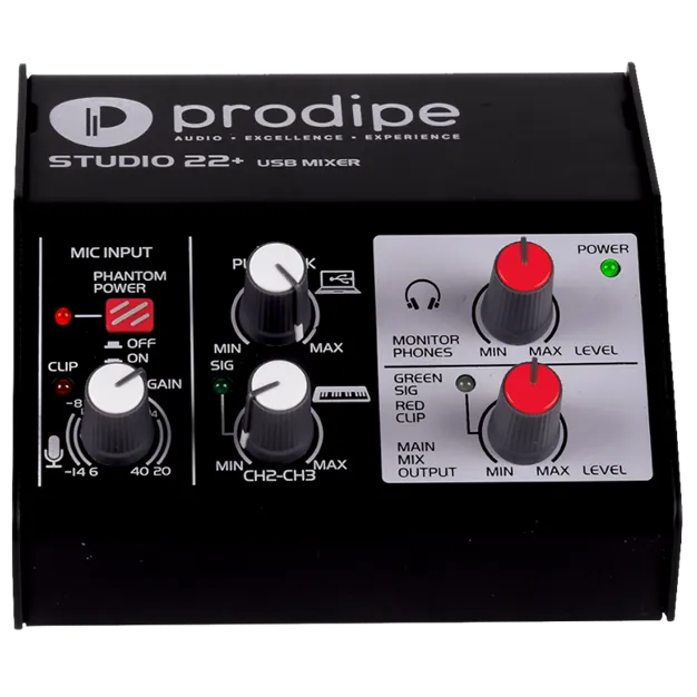 Prodipe Studio22+ — вигляд спереду