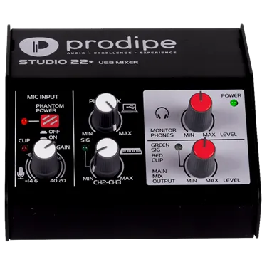 Prodipe Studio22+ — вигляд спереду