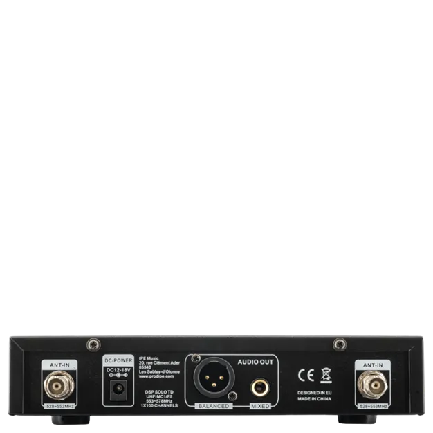 Prodipe Solo TD UHF-MC1 DSP — вигляд ззаду