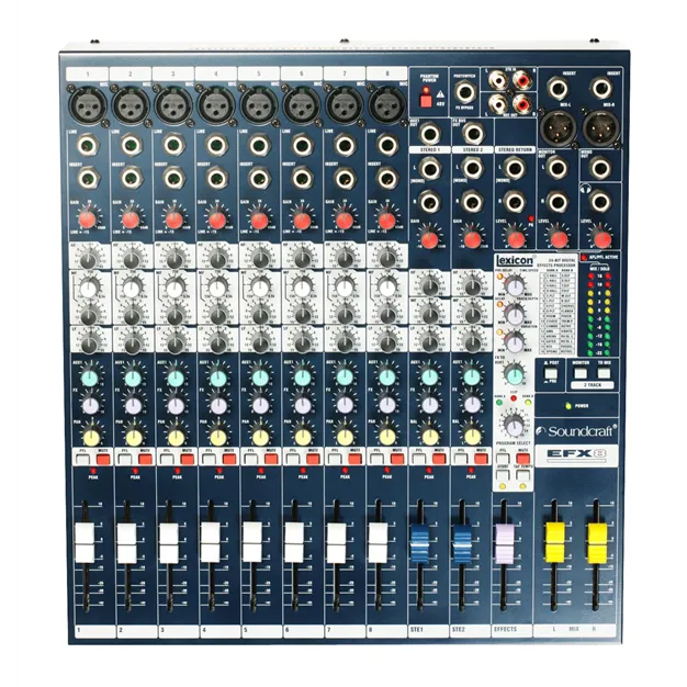 Soundcraft EFX8 — вигляд зверху