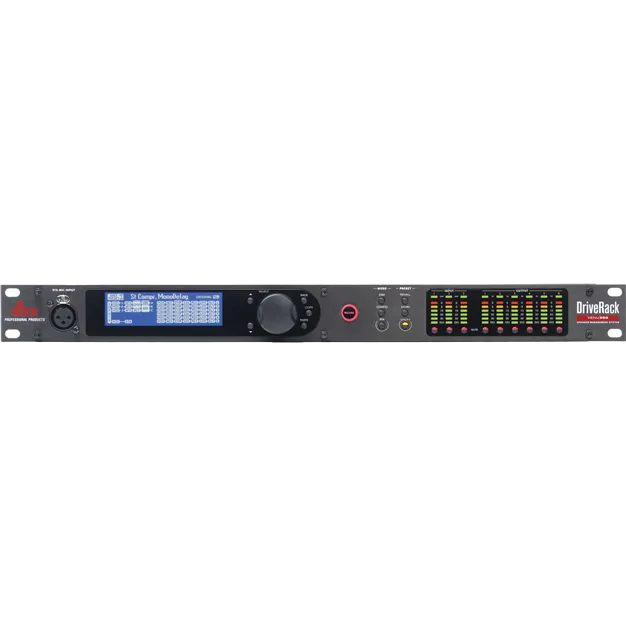 dbx DriveRack VENU360 — вигляд спереду