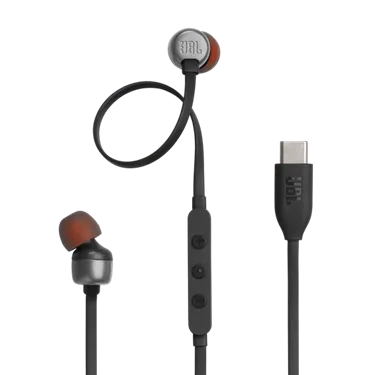 Дротові внутрішньоканальні навушники JBL Tune 310C Black — основний вигляд