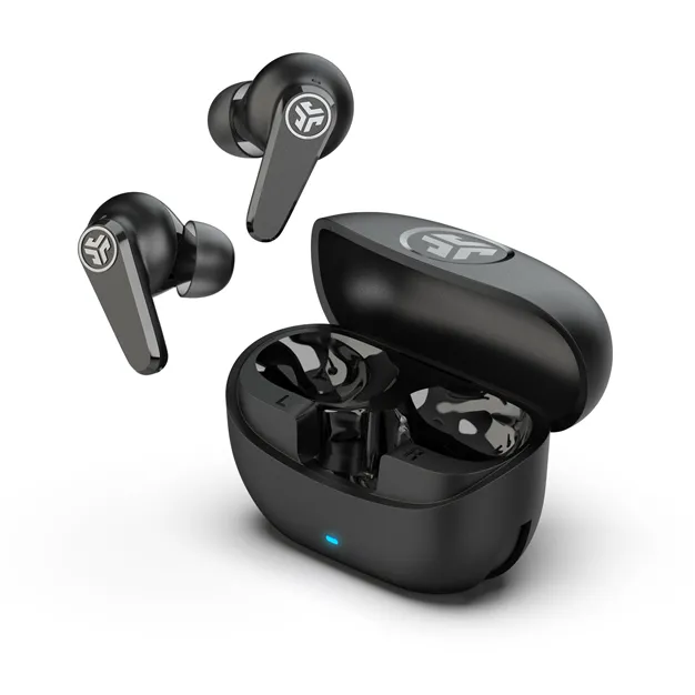 Бездротові внутрішньоканальні навушники JLab Go Pods ANC Black — основний вигляд