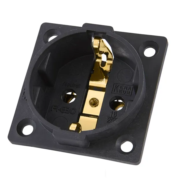 Furutech FI-E30(G) — розетка schuko, Золото