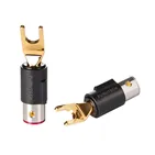 Furutech FT-211(G) — акустичні роз’єми-лопатки, Золото 24K, комплект 4 шт.