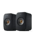 KEF LSX II Carbon Black — вигляд спереду