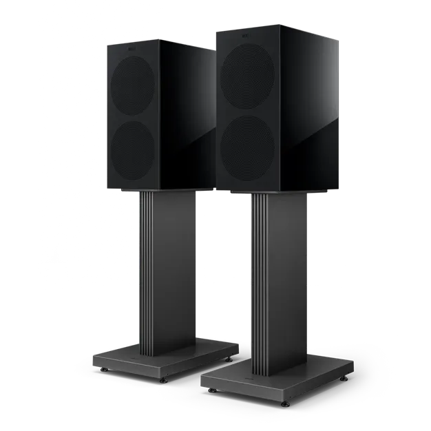 KEF R3 Meta Black Gloss — З грилем — стійки продаються окремо
