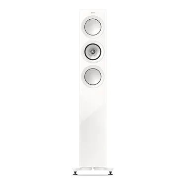 KEF R5 Meta White Gloss — вигляд спереду
